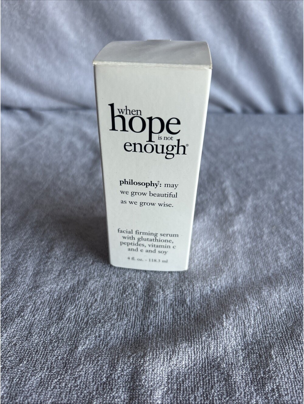 Philosophy When Hope Is Not Enough Facial Firming Serum - 4oz